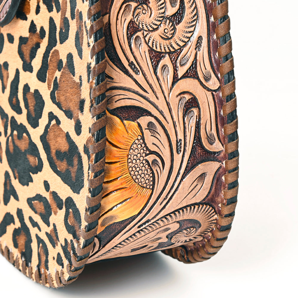 American Darling Hair-on Cowhide Hobo Bag - Western Genuine Leather Shoulder Bag