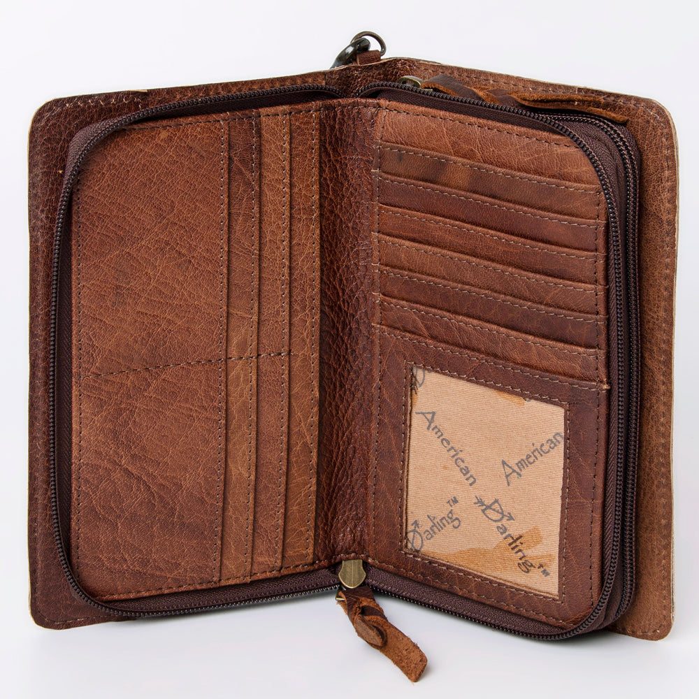 ADBG485 Embossed Crocodile Pattern Leather Organiser bag