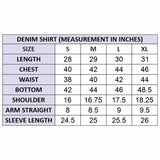 LC-ADSH014 Genuine leather Women Denim shirt jacket dress