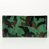 LC-ADBG258 Exotic Hair-On Hide Leather Wallet -Western Style