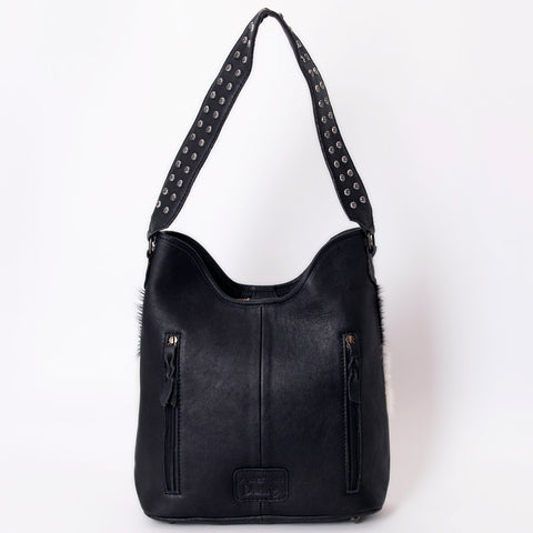 ADBG1122 American Darling Handcrafted Cowhide Leather Hobo Bag with Tooled Floral Details - Premium Western Style