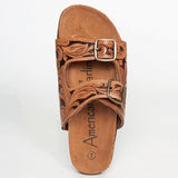 LC-ADFTE103A Genuine leather sandal footwear flip flop