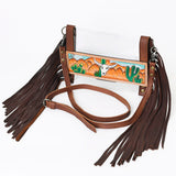 LC-ADBG1152 Clear Bag Genuine Western Leather Women Bag