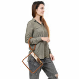 ADBG1159 Clear Bag Genuine Western Leather Women Bag
