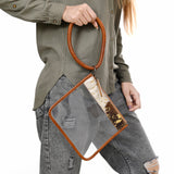 ADBG1159 Clear Bag Genuine Western Leather Women Bag
