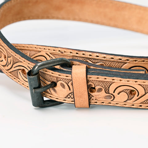 American Darling Tooled Leather Clear Bag -Fringe Crossbody Purse