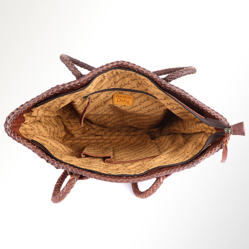 LC-ADBGM347 Tote Genuine Western Leather Women Bag