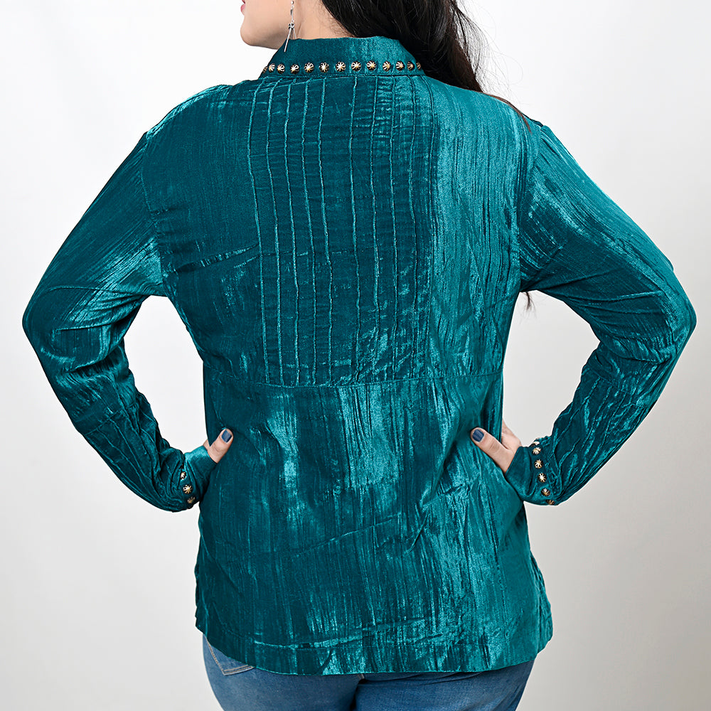 ADSH036 Fabric Women Shirt Dress Tunic Ladies Girl Top