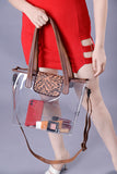 ADBG1186 Clear Bag Genuine Western Leather Women Bag