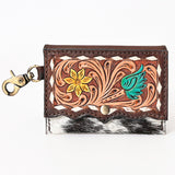LC-ADBGA394 Coin Purse Hair-On Genuine Western Leather Women Bag