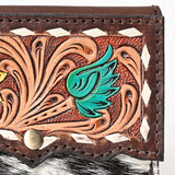 LC-ADBGA394 Coin Purse Hair-On Genuine Western Leather Women Bag