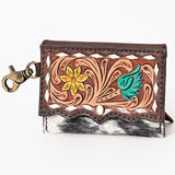 LC-ADBGA394 Coin Purse Hair-On Genuine Western Leather Women Bag