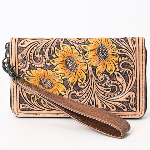 American Darling Western Organizer Bag Hand Tooled Leather Saddle Blanket