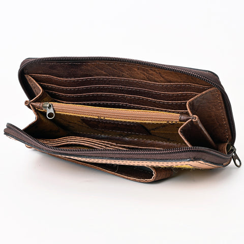 ADBG1189 American Darling Western Organizer Bag Hand Tooled Leather Saddle Blanket