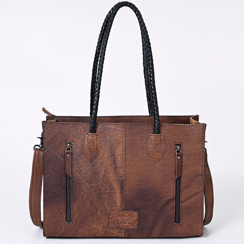 American Darling Floral Tooled Leather Tote -Western Crossbody Bag