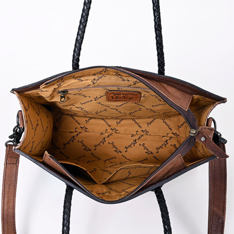 American Darling Floral Tooled Leather Tote -Western Crossbody Bag