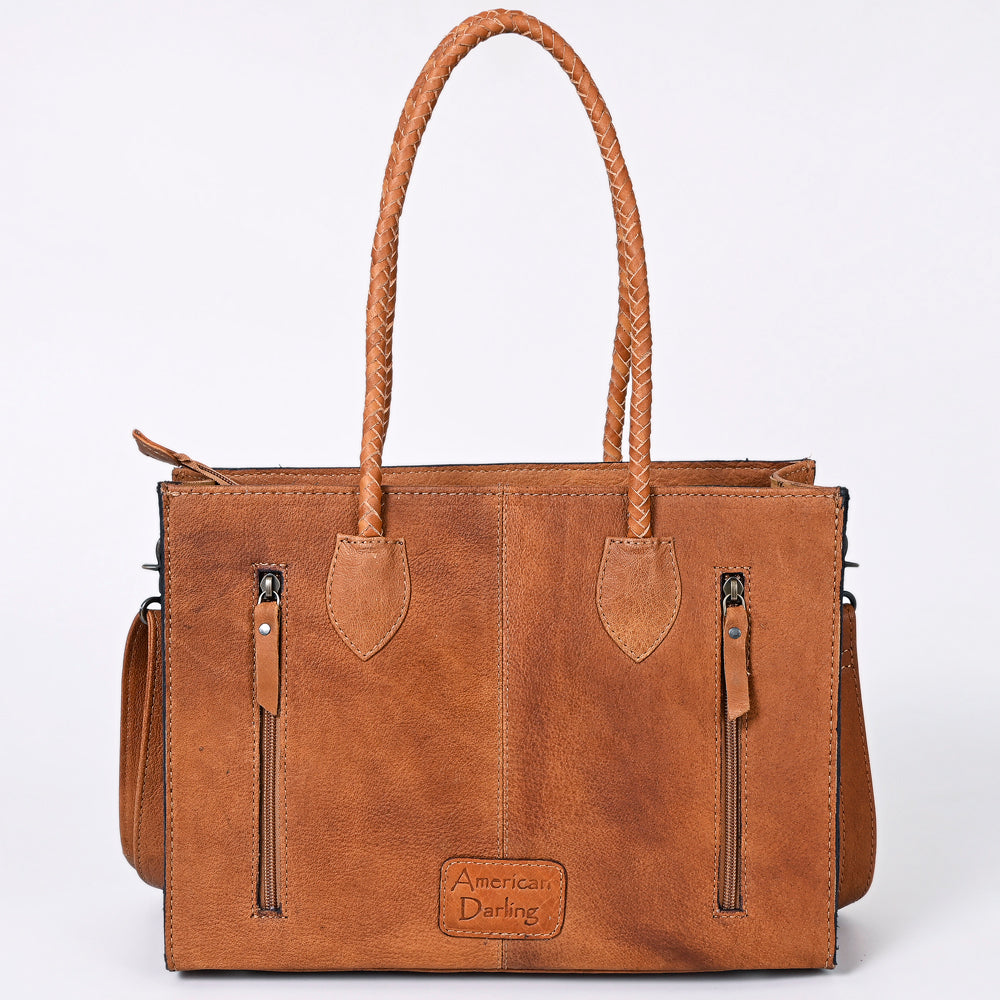 American Darling Floral Tooled Leather Tote | Western Crossbody Bag