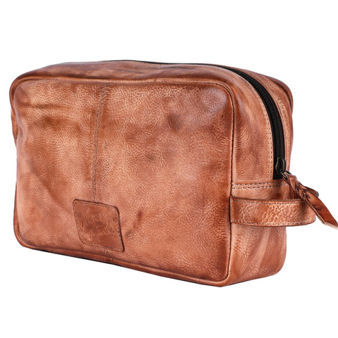 LC-NMBGM137 Toiletry Genuine Leather women bag western Bag