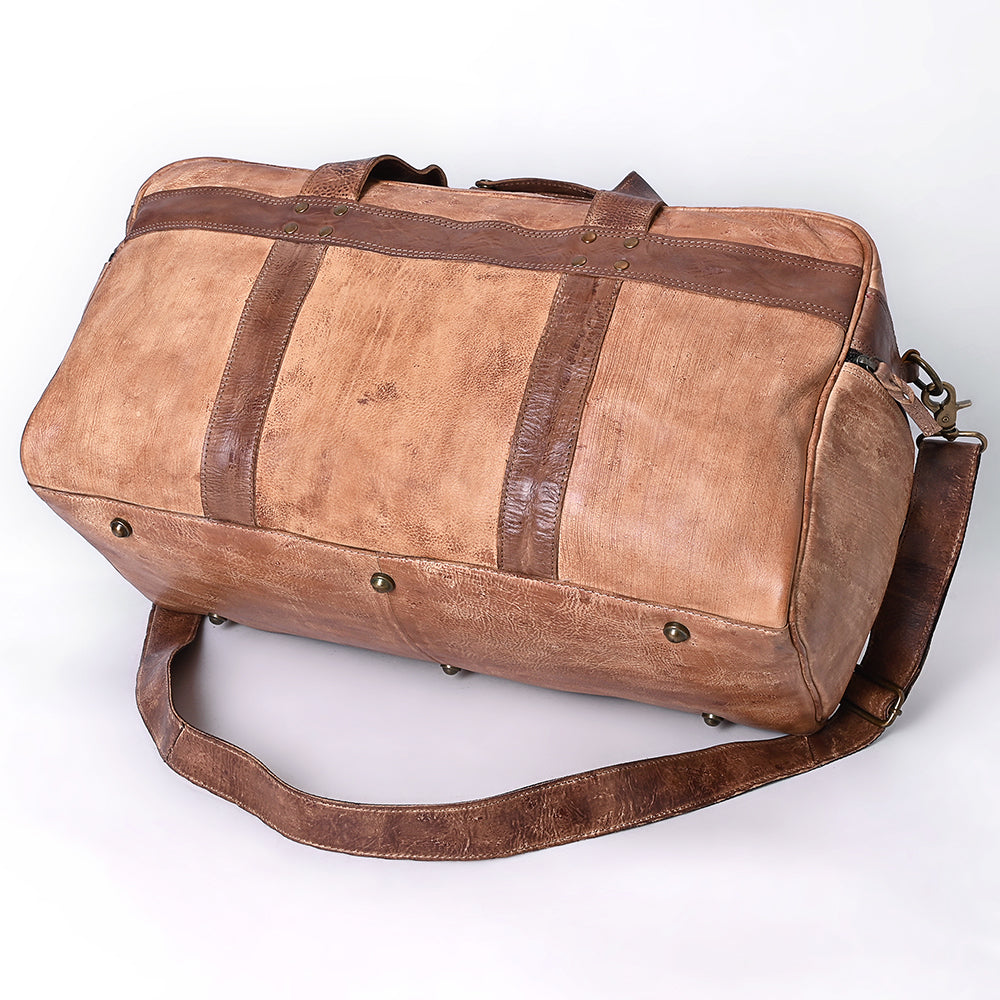 NMBGM142 Duffel Genuine Leather Women Bag Western Handbag