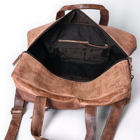 NMBGM142 Duffel Genuine Leather Women Bag Western Handbag