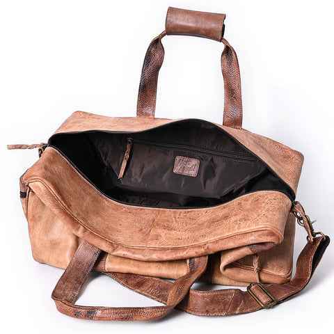 NMBGM142 Duffel Genuine Leather Women Bag Western Handbag