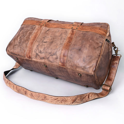 NMBGM142 Duffel Genuine Leather Women Bag Western Handbag