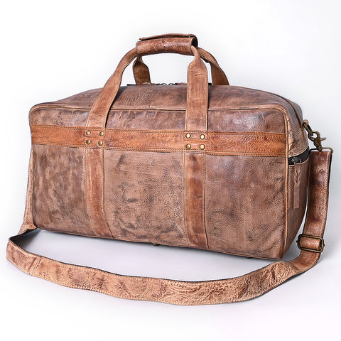 NMBGM142 Duffel Genuine Leather Women Bag Western Handbag