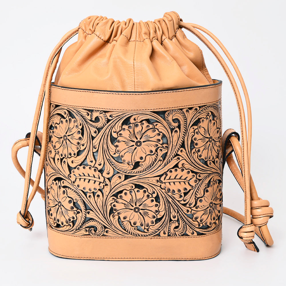 LC-ADBGZ765 Bucket Genuine Western Leather Women Bag