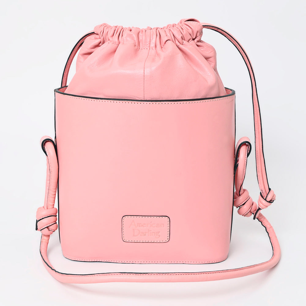 LC-ADBGZ765B Bucket Genuine Western Leather Women Bag