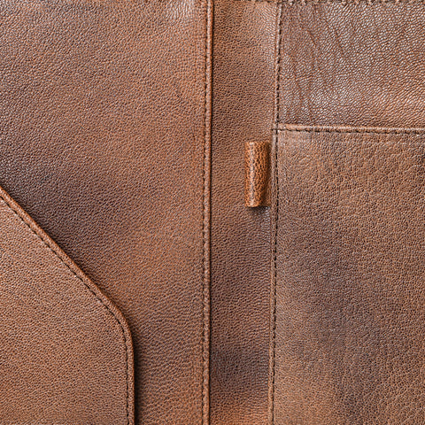 American Darling Crocodile Embossed Genuine Leather Western Portfolio Bag