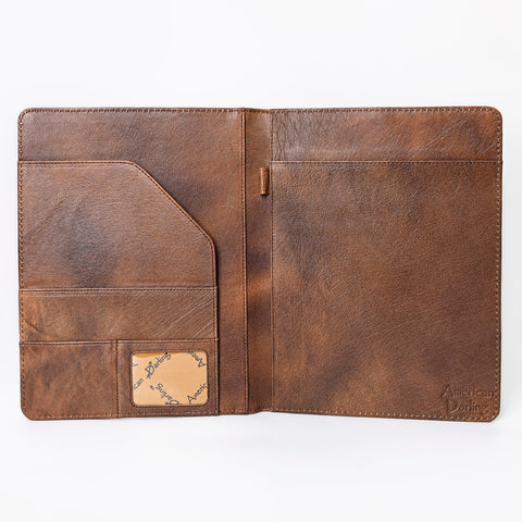 American Darling Crocodile Embossed Genuine Leather Western Portfolio Bag