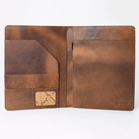 American Darling Crocodile Embossed Genuine Leather Western Portfolio Bag