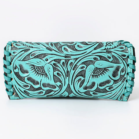 American Darling Hand Tooled Genuine Leather Western Sunglass Case