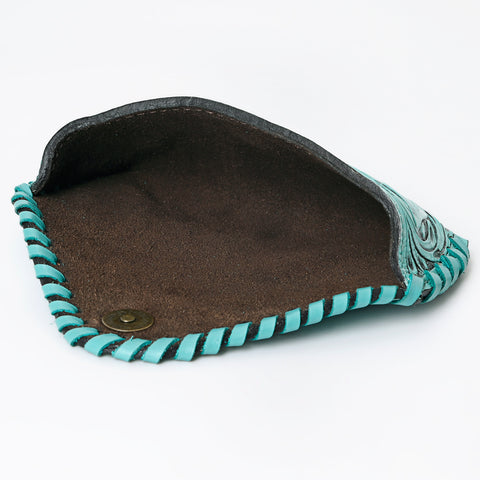 American Darling Hand Tooled Genuine Leather Western Sunglass Case