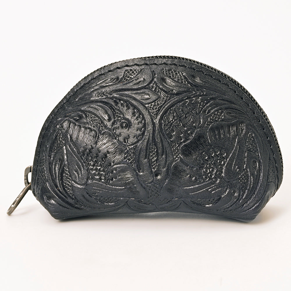 American Darling Artisan Embossed Leather Sunglass Case Featuring Floral Design
