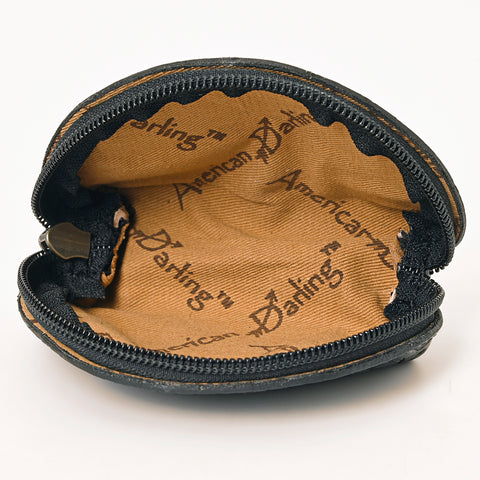 American Darling Hand Tooled Genuine Leather Western Sunglass Case