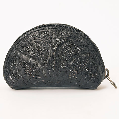 American Darling Hand Tooled Genuine Leather Western Sunglass Case