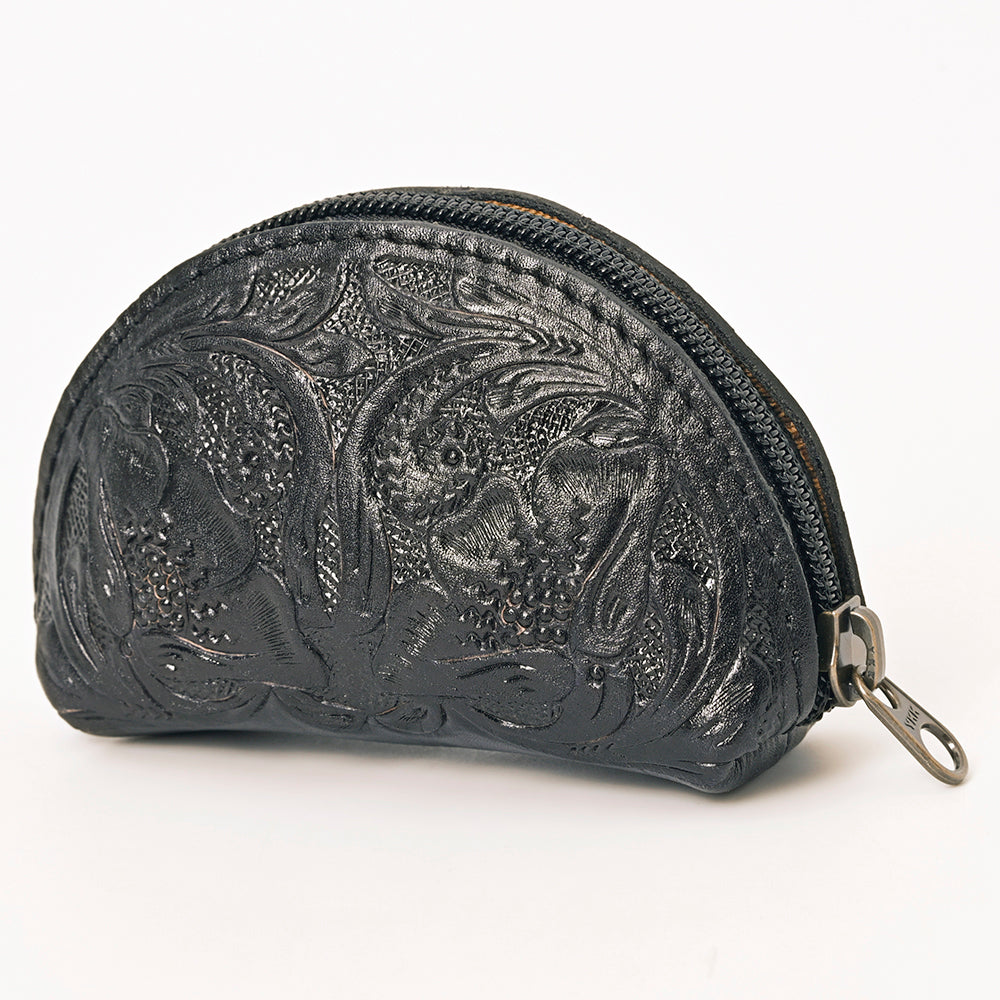 American Darling Artisan Embossed Leather Sunglass Case Featuring Floral Design