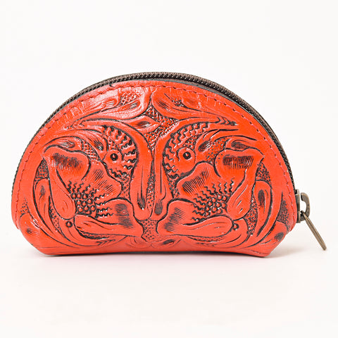 American Darling Hand Tooled Genuine Leather Western Sunglass Case