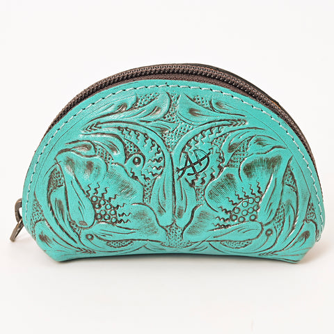 American Darling Hand Tooled Genuine Leather Western Sunglass Case