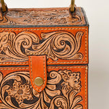 ADBGA417 Jewelry Case Genuine Western Leather Women Bag