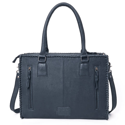 American Darling Crocodile Embossed Genuine Leather Western Tote Bag