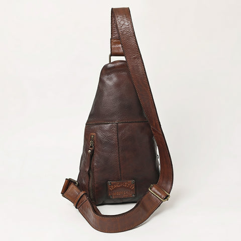 SWC191 Caldera - Full Grain Leather Sling Bag