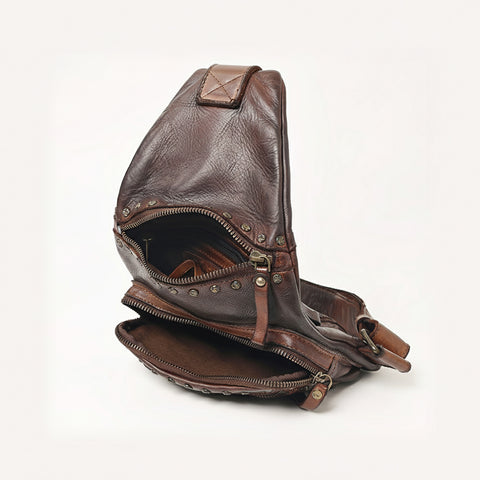 SWC191 Caldera - Full Grain Leather Sling Bag