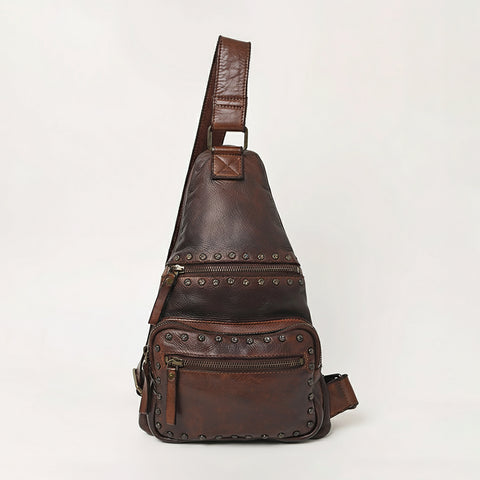 SWC191 Caldera - Full Grain Leather Sling Bag