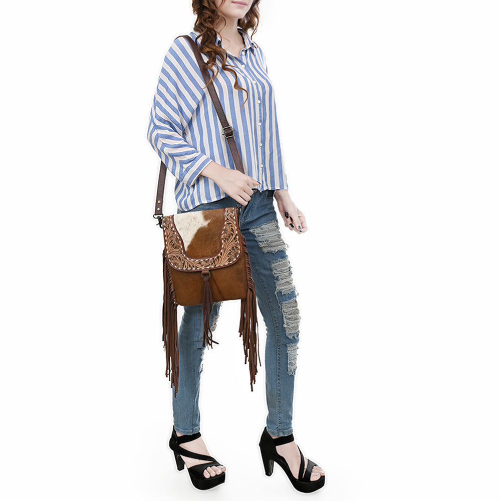 KBG248 Messenger Genuine Leather women bag western Bag