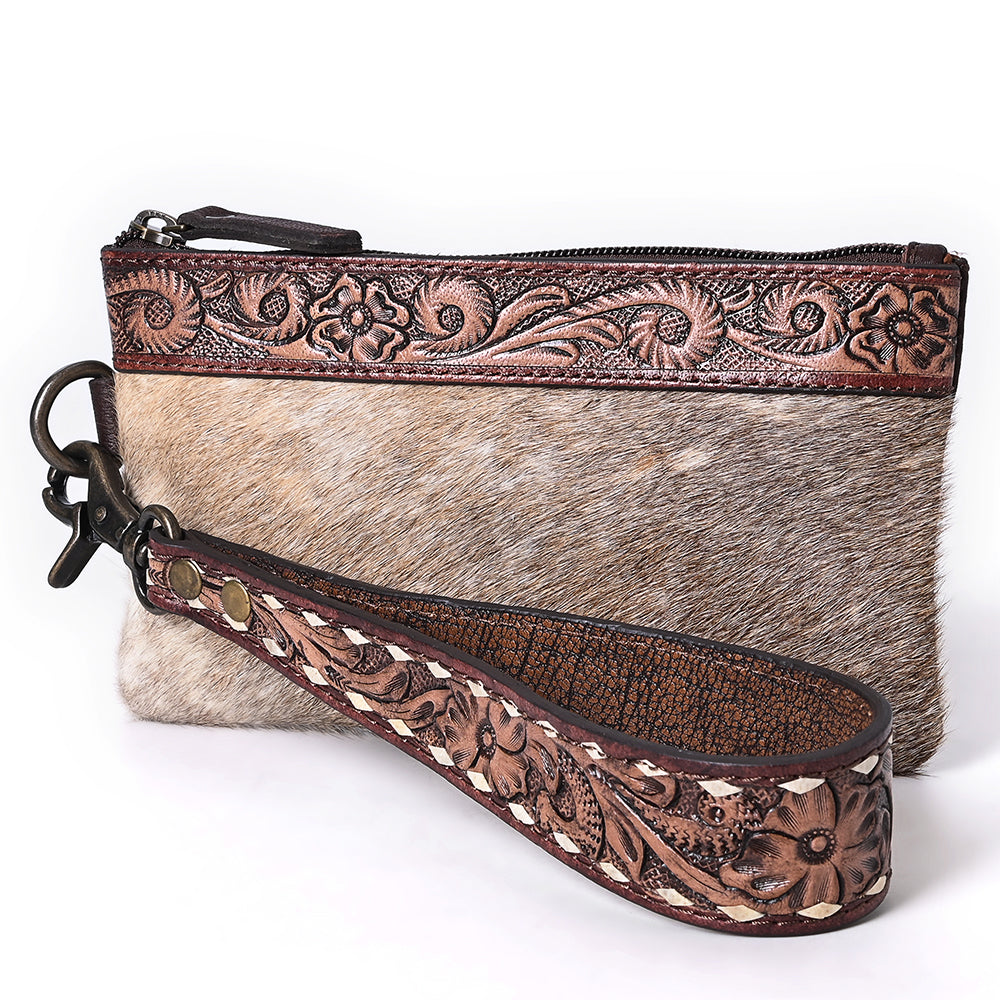 KBG275 Wristlet Genuine Leather women bag western Bag