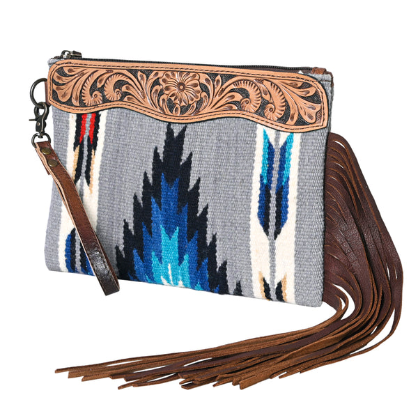 SKBG297 Wristlet Genuine Leather women bag western Bag