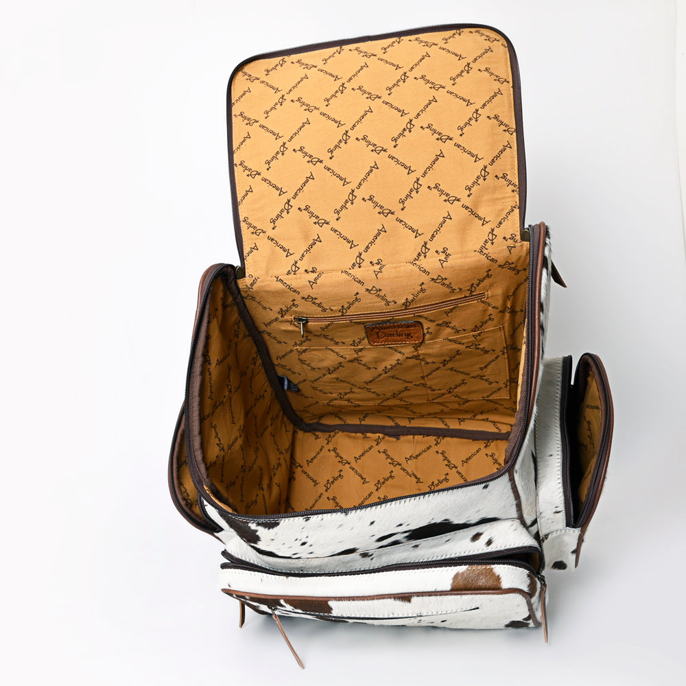 American Darling Hair-On Cowhide Genuine Leather Western Backpack Bag