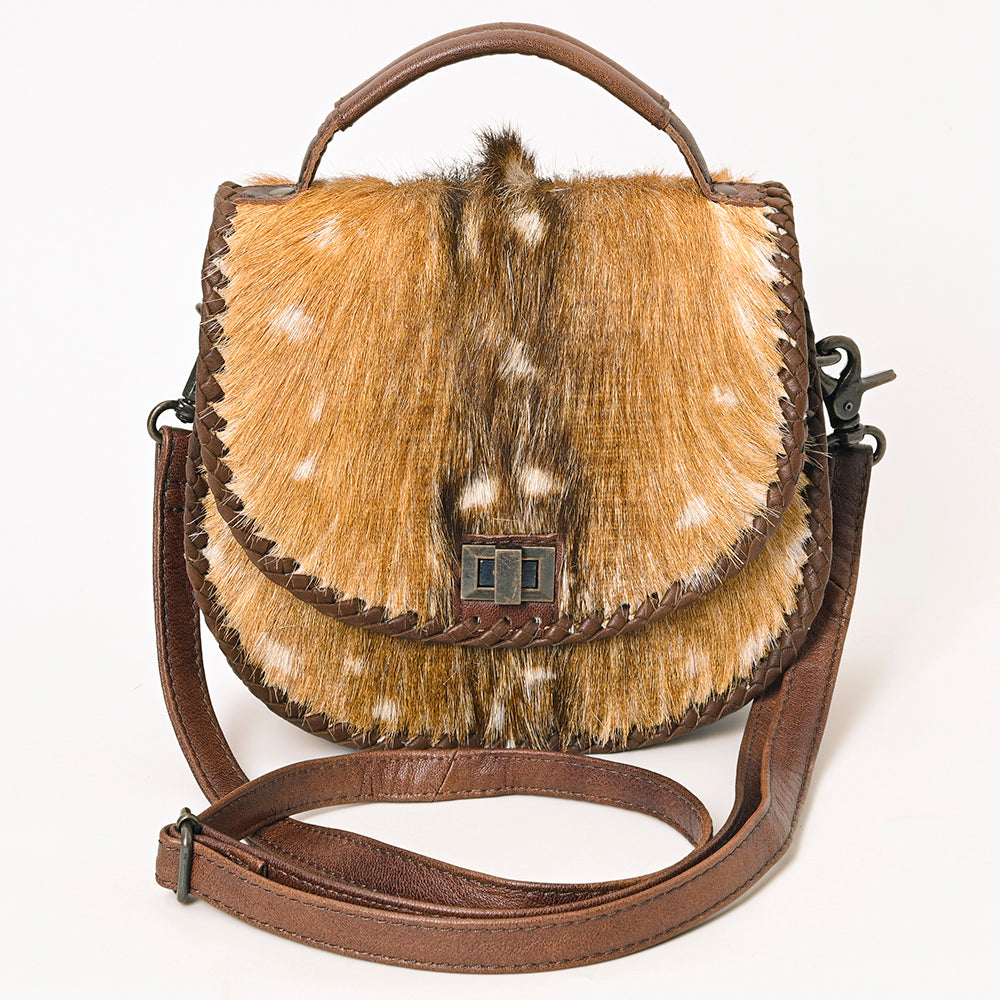 American Darling Genuine Hair-On Cowhide Leather Western Crossbody Bag